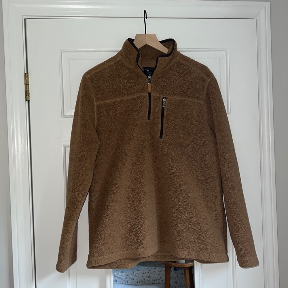 G.H. Bass Men’s 1/4 Zip Sherpa Pullover